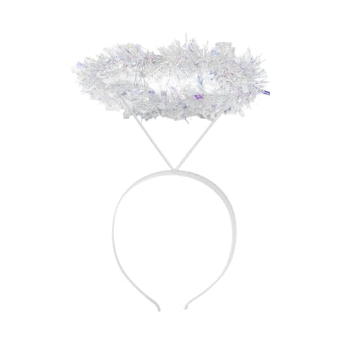 Freebily Engelsflügel Und Stirnband Erwachsene Engelsflügel Aus Federn Für Damen Mädchen Halloween Cosplay Weiß Einheitsgröße von Freebily