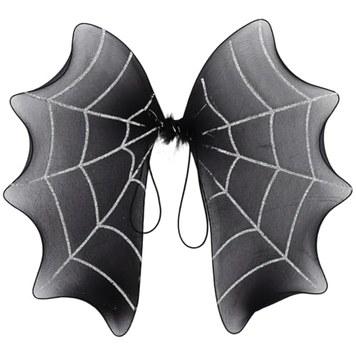 Freebily Halloween Spinnennetz Fledermausflügel Spinnenkopfband Halloween Party Cosplay Kostüm Zubehör Flügel A Einheitsgröße Freebily Halloween Spinnennetz Fledermausflügel Spinnenkopfband Halloween Party Cosplay Kostüm Zubehör Flügel A Einheitsgröße von Freebily