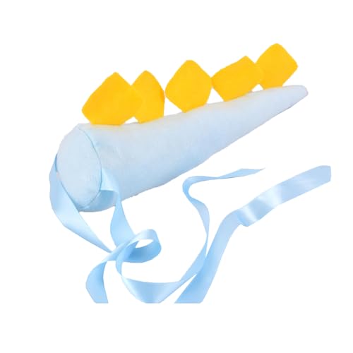 Freebily Kinder Drachenschwanz Jungen Mädchen Dinosaurier Cosplay Zubehör Dino Mottoparty Halloween Party Tier Verkleiden Hellblau One Size von Freebily