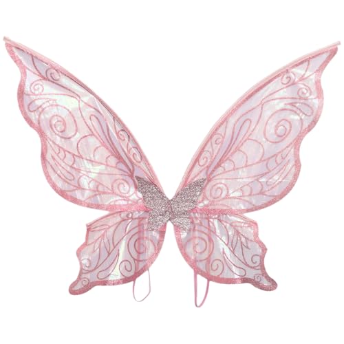 Freebily Kinder Schmetterlingsflügel Prinzessin Blumengirlande und Elfenohren Zauberstab für Halloween Cosplay Party Rosa One Size Freebily Kinder Schmetterlingsflügel Prinzessin Blumengirlande und Elfenohren Zauberstab für Halloween Cosplay Party Rosa One Size von Freebily