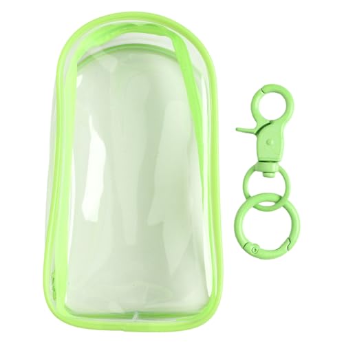 Freebily Klare Figurendisplaytasche mit Schlüsselring Tragbare Blind Box Organizer Hängendes Etui für Mini Figuren Light Green 17.2 * 11.5cm One Size Freebily Klare Figurendisplaytasche mit Schlüsselring Tragbare Blind Box Organizer Hängendes Etui für Mini Figuren Light Green 17.2 * 11.5cm One Size von Freebily