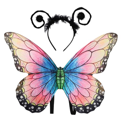 Freebily Lebendige Farben Schmetterling Flügel Antenne Haarband Ameise Tentakel Haarband Kostüm Accessoire Typ B One Size Freebily Lebendige Farben Schmetterling Flügel Antenne Haarband Ameise Tentakel Haarband Kostüm Accessoire Typ B One Size von Freebily