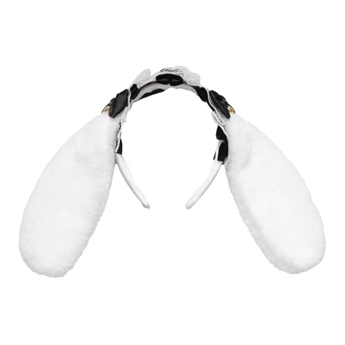 Freebily Lolita Hasenohren Stirnband Plüsche Ostern Kaninchenohren Haarreife Bunny Spitze Haarschmuck Kopfbedeckung Fasching Cosplay Schwarz One Size Freebily Lolita Hasenohren Stirnband Plüsche Ostern Kaninchenohren Haarreife Bunny Spitze Haarschmuck Kopfbedeckung Fasching Cosplay Schwarz One Size von Freebily