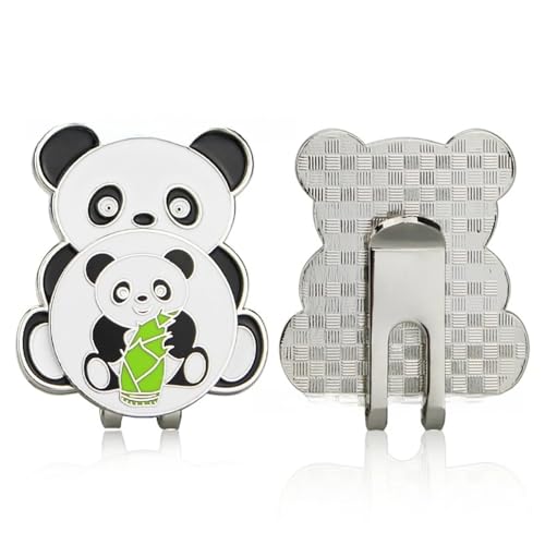 Freebily Magnetischer Golf-mützenclip Pandadesign – Golf Mark Ball Position Marker Für Green, Clip-on Typ Panda Einheitsgröße Freebily Magnetischer Golf-mützenclip Pandadesign – Golf Mark Ball Position Marker Für Green, Clip-on Typ Panda Einheitsgröße von Freebily