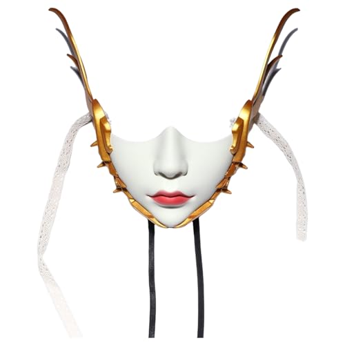Freebily Mechanische Cyborg Maske Schönheit Maskerade Halbgesichtsmasken Für Mardi Gras Party Auftritt Gold 2 Einheitsgröße Freebily Mechanische Cyborg Maske Schönheit Maskerade Halbgesichtsmasken Für Mardi Gras Party Auftritt Gold 2 Einheitsgröße von Freebily