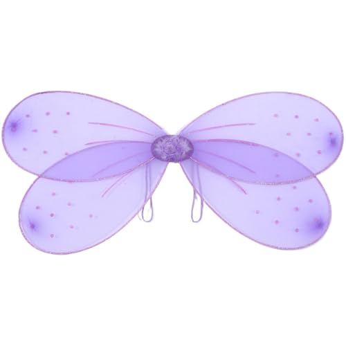 Freebily Organza Schmetterling Fee Flügel Prinzessin Engel Flügel für Halloween Dress Up Party Kostüm Violett One Size Freebily Organza Schmetterling Fee Flügel Prinzessin Engel Flügel für Halloween Dress Up Party Kostüm Violett One Size von Freebily