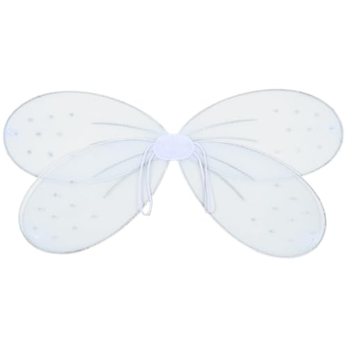 Freebily Organza Schmetterling Fee Flügel Prinzessin Engel Flügel für Halloween Dress Up Party Kostüm Weiß One Size Freebily Organza Schmetterling Fee Flügel Prinzessin Engel Flügel für Halloween Dress Up Party Kostüm Weiß One Size von Freebily