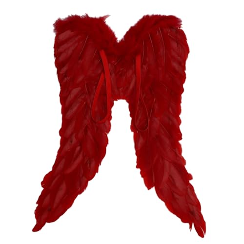 Freebily Realistische Federn Engelsflügel Festliche Party-Requisiten für Frauen Cosplay Dekorative Flügel Freebily Realistische Federn Engelsflügel Festliche Party-Requisiten für Frauen Cosplay Dekorative Flügel von Freebily