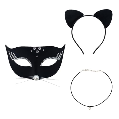 Freebily Tassels Maskerade Maske Glittered Half Face Mask mit Stirnband Choker Party Fancy Dress Typ B One Size Freebily Tassels Maskerade Maske Glittered Half Face Mask mit Stirnband Choker Party Fancy Dress Typ B One Size von Freebily