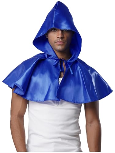 Freebily Unisex Erwachsene Mittelalterliche Kuttenkapuze Renaissance HalloweenKapuze Umhang Kurz Für Herren Damen Königsblau Einheitsgröße Freebily Unisex Erwachsene Mittelalterliche Kuttenkapuze Renaissance HalloweenKapuze Umhang Kurz Für Herren Damen Königsblau Einheitsgröße von Freebily