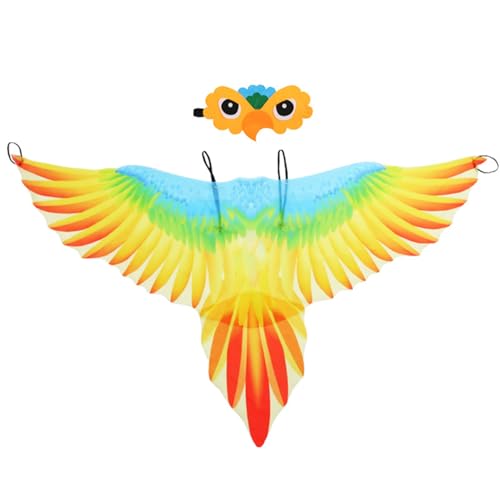 Freebily Vogelkostüm Adlerflügel Umhang Papagei Eule Falke Vogelmaske Verkleidung Halloween Partyartikel Orange Einheitsgröße Freebily Vogelkostüm Adlerflügel Umhang Papagei Eule Falke Vogelmaske Verkleidung Halloween Partyartikel Orange Einheitsgröße von Freebily
