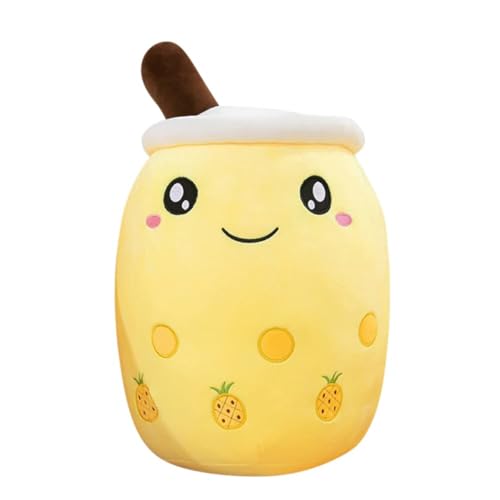 Freefire Bubble Tea Plüschtier, 50CM Boba Kuscheltier Milchtee Teetasse Kissen Gefüllte Plüsch Spielzeug Obst Komfort Geburtstagsgeschenk für Kinder Erwachsene, Ananas Freefire Bubble Tea Plüschtier, 50CM Boba Kuscheltier Milchtee Teetasse Kissen Gefüllte Plüsch Spielzeug Obst Komfort Geburtstagsgeschenk für Kinder Erwachsene, Ananas von Freefire