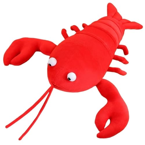 Freefire Hummer Plüsch, Weiches Kuscheliges Stofftier Kissen Kinder Meereslebewesen Puppen Spielzeug Cartoon Füllspielzeug for Kinder Erwachsene(Red,30cm) von Freefire