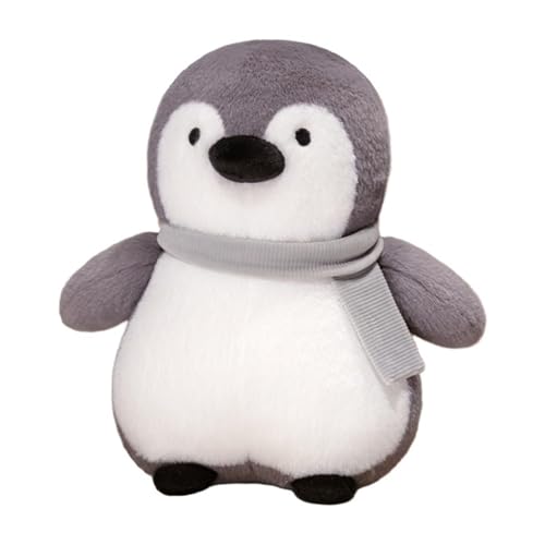 Freefire Pinguin Plüschtier, Weiche Bequeme Stofftierpuppe Süßes Flauschiges Plüschtier for Umarmen Spielen Geburtstagsgeschenk(Gray,30cm) von Freefire