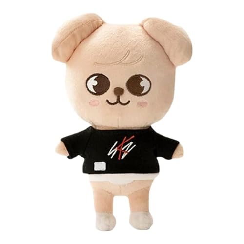 Freefire SKZ Plüschtier Plüschpuppe, süßes Cartoon-Anime-Stofftier, Wolf Chan/Leebit/DWAEKKI/Jiniret/HAN Quokka/BbokAri/PuppyM/Foxl.Ny Plüschpuppe von Freefire