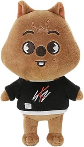 Freefire SKZ Plüschtier Plüschpuppe, süßes Cartoon-Anime-Stofftier, Wolf Chan/Leebit/DWAEKKI/Jiniret/HAN Quokka/BbokAri/PuppyM/Foxl.Ny Plüschpuppe von Freefire