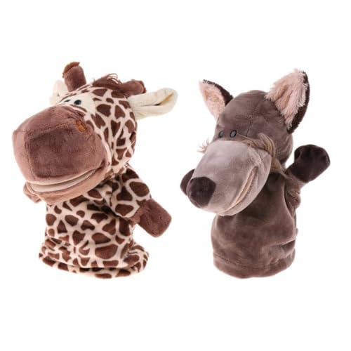 Pack of 2 Hand Puppets Animal Hand Puppets for Children Plush Toys Telling Story, Teaching, Preschool Age and Birthday Gift, Role Play, Wolf Hand Puppet + Giraffe Hand Puppet Pack of 2 Hand Puppets Animal Hand Puppets for Children Plush Toys Telling Story, Teaching, Preschool Age and Birthday Gift, Role Play, Wolf Hand Puppet + Giraffe Hand Puppet von Freefire