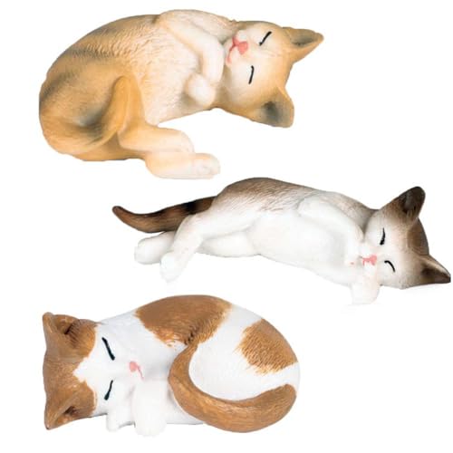 Tierfiguren 3 Stück Realistische Kunststoff Katze Figuren Action Modell Wissenschaft Projekt, Lernen Pädagogisches Spielzeug, Geburtstag Geschenk, Kuchen Topper für Kinder Kleinkinder Tierfiguren 3 Stück Realistische Kunststoff Katze Figuren Action Modell Wissenschaft Projekt, Lernen Pädagogisches Spielzeug, Geburtstag Geschenk, Kuchen Topper für Kinder Kleinkinder von Freefire