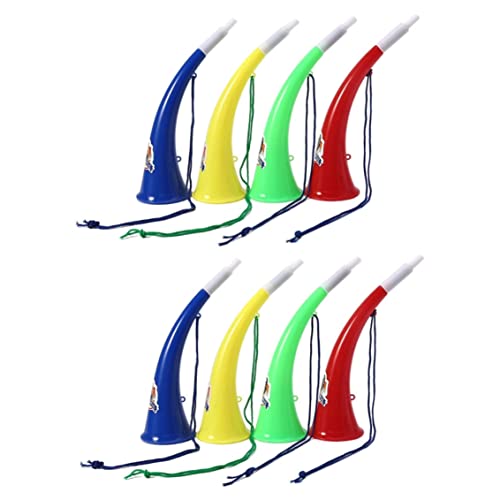 Horn Noise Maker Trompete Plastikfußballspiel Jubel Trompete zufällige Farbe 8pcs von Freiwncr