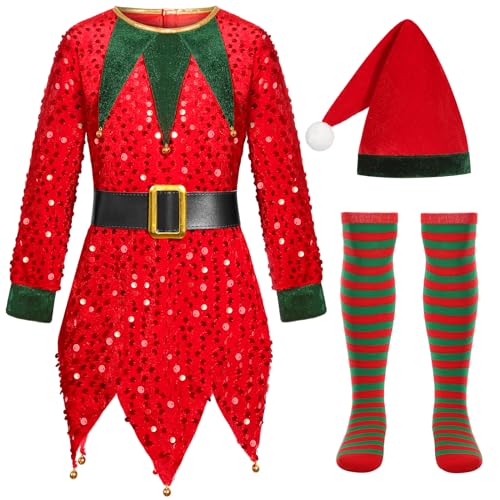 Frekuyrt Mädchen Elfenkostüm Weihnachten Elfenkleid Weihnachten Party Kleid Outfit Frekuyrt Mädchen Elfenkostüm Weihnachten Elfenkleid Weihnachten Party Kleid Outfit von Frekuyrt