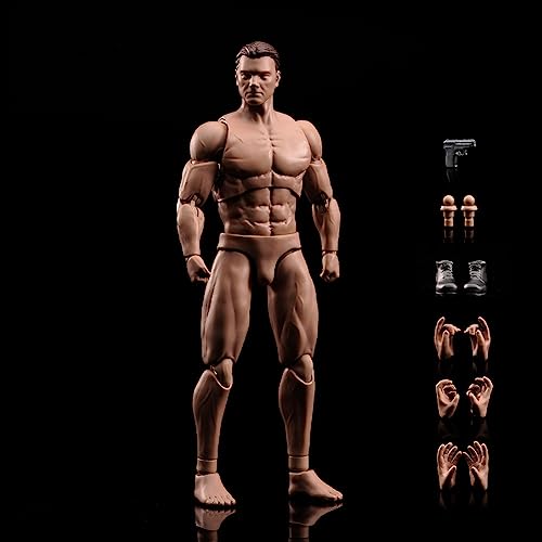 1/12 Maßstab Action Figur,6inch Männlich Starke Muskulöse Flexible Miniatur Action Figur Körper Puppe Sammlung von Fremego