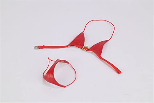 1/6 Maßstab Weibliche Kleidung, Weiblicher Bikini Bra Unterhosen Unterwäsche Kleidung für 12Zoll PH TBL JO Action Figur Körper (Rot) von Fremego