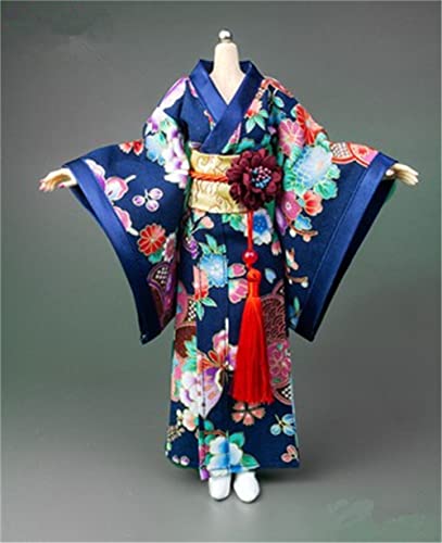 1/6 Maßstab Weibliche Kleidung,Japanischer Kimono Bademantel Kleid Kostüm Kleidung für 12 Zoll PH TBL JO Action Figur Körper (F-Lange Version) von Fremego