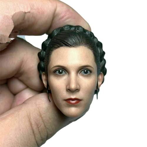 1/6 Maßstab Weibliche Kopf Skulptur,Europäische Prinzessin Leia Mädchen Kopf Geschnitzt für 12'' Phicen TBLeague JO Action Figur Körper Puppe (B) von Fremego