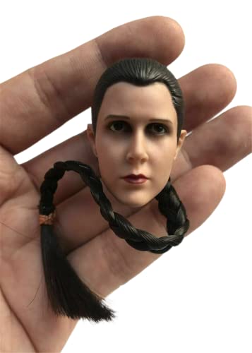 1/6 Maßstab Weibliche Kopf Skulptur,Europäische Prinzessin Leia Mädchen Kopf Geschnitzt für 12'' Phicen TBLeague JO Action Figur Körper Puppe (C) von Fremego