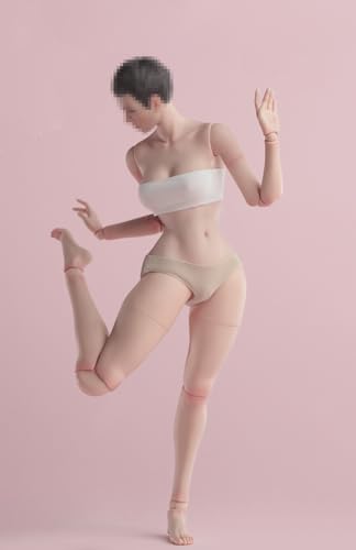 1/6 Maßstab Weiblicher Körper, 12 Zoll Worldbox Weibliche Flexible Pale Suntan Haut Action Figur Körper Sammlung (Blasse Haut, Bienen-Taille Version) von Fremego