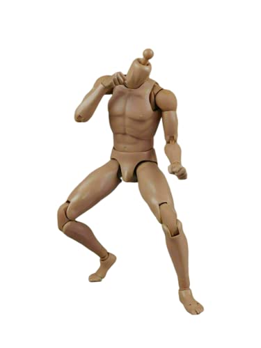 1/6 Skala Männliche Figur Körper, 12inch Männliche Flexible Muskel Starke Action Figur Körper Sammlung (Schmalschulter-Version) von Fremego