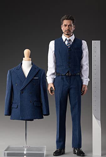 1/6 Skala Männliche Kleidung, Britischer Gentleman Gestreifter Anzug Kostüm Kleidung für 12inch Männlichen Action Figur Körper (B) von Fremego