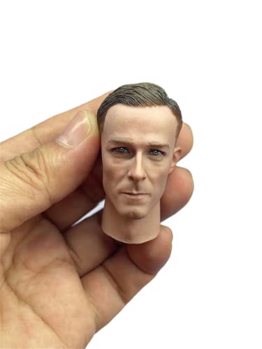 1/6 Skala Männliche Kopfskulptur, Europäischer Mann Langer Hals Kopf Geschnitzt für 12inch Männlichen Soldaten Action Figur Körper (F) von Fremego