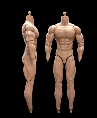 1/6 Skala Männlicher Körper, 12inch Männlicher Soldat Flexibler Starker Muskulöser Hoher Actionfigur Körper Sammlung (23-BD003) von Fremego
