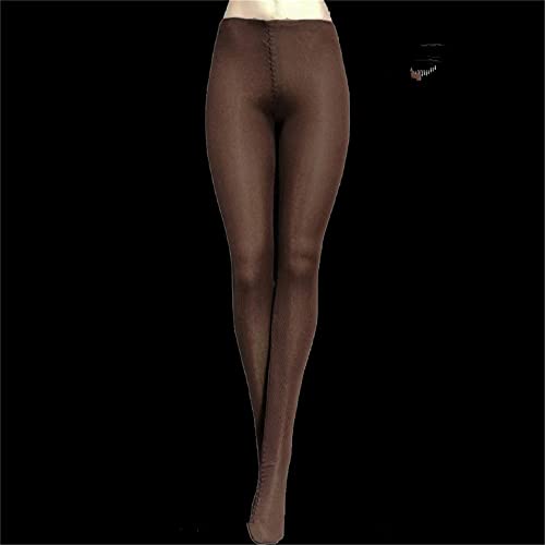 1/6 Skala Weibliche Kleidung, Weibliche Elastische Enge Strumpfhosen Leggings Strümpfe Kleidung für 12inch PH TBL JO UD Action Figur Körper (Braun) von Fremego