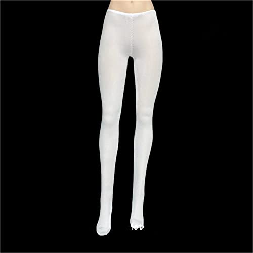 1/6 Skala Weibliche Kleidung, Weibliche Elastische Enge Strumpfhosen Leggings Strümpfe Kleidung für 12inch PH TBL JO UD Action Figur Körper (Weiß) von Fremego