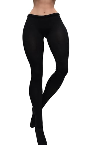 1/6 Skala Weibliche Kleidung Weibliches EIS Seide Strumpfhosen Leggings Strümpfe Kleidung Zubehör für 12inch PH TBL JO Worldbox Action Figur Körper (Schwarz) von Fremego
