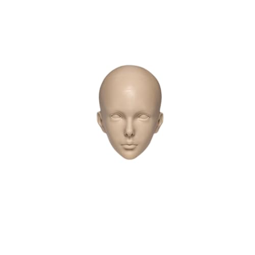 1/6 Skala Weibliche Kopf Skulptur, Europäisches Mädchen Unbemalter Kahler Kopf Sculpt DIY Kopf Geschnitzt Schnitzerei für 12inch PH TBL JO Action Figur Körper (Unpainted 1102) von Fremego