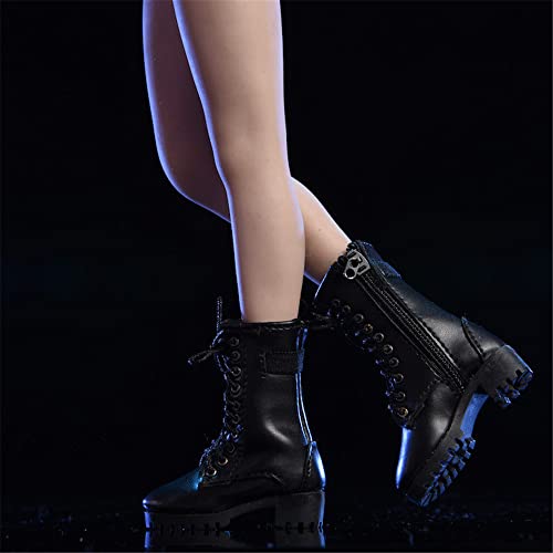 Fremego 1/6 Skala Weibliche Schuhe Hohle Stiefel Schuhe Modell für 12inch Weibliche PH TBL JO Action Figur Körper (Schwarz) von Fremego