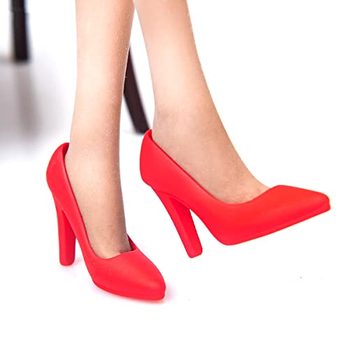1/6 Skala Weibliche Schuhe, Weibliche Hochhackige Schuhe Weiche Schuhe Modell für 12inch PH TBL JO Action Figur Körper (Rot) von Fremego