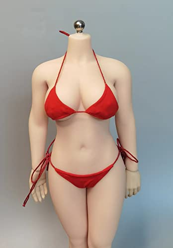 1/6 Weibliche Kleidung,Weibliche Bikini Badebekleidung Bras Briefs Kleidung für 12inch PH TBL JO Action Figur Körper (Rot) von Fremego