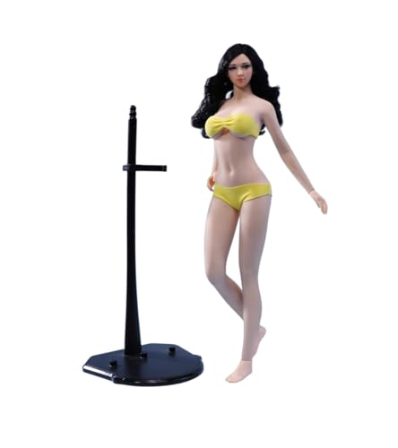1/6 Weiblicher Körper, TBLeague 12inch Weibliche Super Flexible Mittlere Büste Nahtlose Action Figur Körper Puppe mit Abnehmbaren Füßen Sammlung (S48 Pale Skin with Head) von Fremego