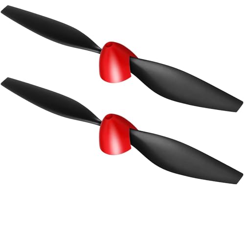 Ersatz Propeller Blätter für 4 Kanal RC Flugzeug mit Propeller Savers und Adaptern,Zubehör für ferngesteuerte Flugzeuge 1 Paar (für P51 Spitfire RC-Flugzeug) von Fremego