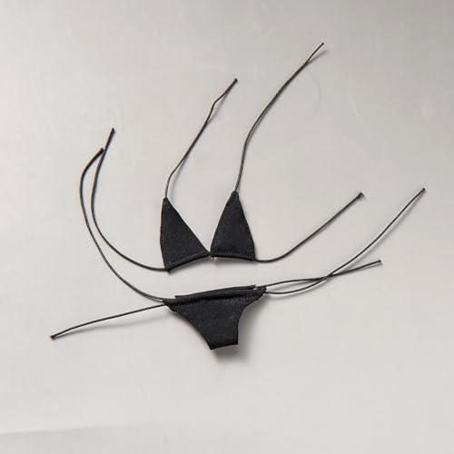 Fremego 1/6 Skala Weibliche Kleidung Weibliche Bras Briefs Unterwäsche Bikini Swimwear Kostüm Outfit Kleidung für 12inch PH TBL JO UD Action Figur Körper (Schwarz) von Fremego