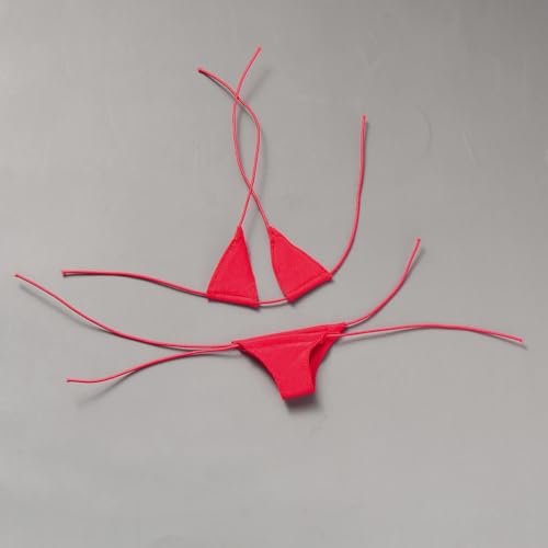 Fremego 1/6 Skala Weibliche Unterwäsche Kleidung, Weibliche Bras Briefs Unterwäsche Bikini Swimwear Kostüm Outfit Kleidung für 12inch PH TBL JO UD Action Figur Körper (Rot) von Fremego