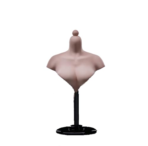 Fremego 1/6 Skala Weiblichen Kopf Sculpt Büste Display Stand Kopf Carving Display Halterung Zubehör für 12inch Aciton Figur Kopf Geschnitzt (Blasse Haut) von Fremego
