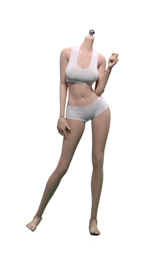 Fremego 1/6 Weiblicher Körper, 12 Zoll Superflexibler Langbeiniger Model Körper Actionfigur JIAOUDOLL Nahtlose Figurpuppe mit Abnehmbaren Füßen Ohne Kopf (Neue gebräunte Haut) von Fremego