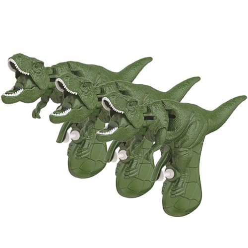Dinosaurier-Wasserpistolen-Spielzeug für Kinder, Dino-Squirter-Sommer-Poolspielzeug, Dinosaurier-Wasserblaster-Soaker-Pistole, lustiges Roboter-Handpincher-Dino-Spiel (Grün) von Frenaki