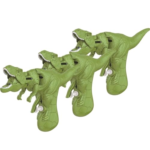 Dinosaurier-Wasserpistolen-Spielzeug für Kinder, Dino-Squirter-Sommer-Poolspielzeug, Dinosaurier-Wasserblaster-Soaker-Pistole, lustiges Roboter-Handpincher-Dino-Spiel (Hellgrün) von Frenaki