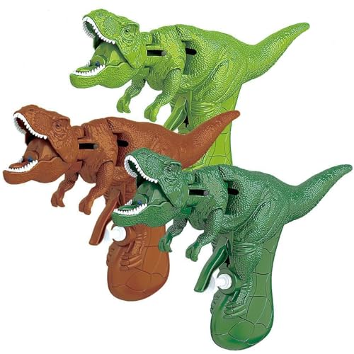 Dinosaurier-Wasserpistolen-Spielzeug für Kinder, Dino-Squirter-Sommer-Poolspielzeug, Dinosaurier-Wasserblaster-Soaker-Pistole, lustiges Roboter-Handpincher-Dino-Spiel (Mischen) von Frenaki